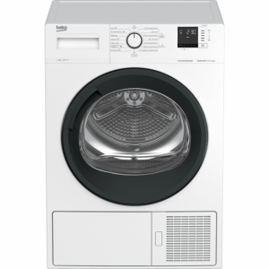 Secadora con bomba de calor Beko DS8512CX 8K blanco display