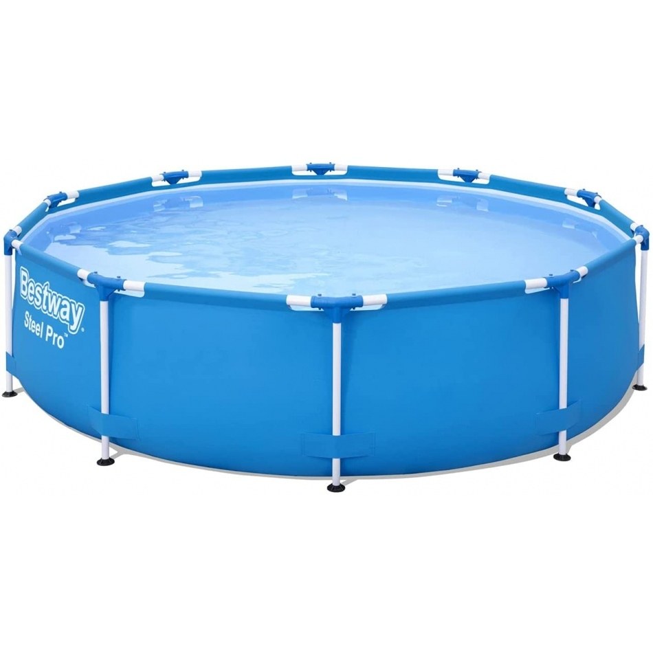 Bestway 56679 - steel pro piscina exterior redonda 305 x 76 cm bomba de filtración incluida