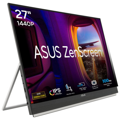 ZenScreen MB27ACF pantalla para PC 68,6 cm (27) 2560 x 1440 Pixeles Quad HD LCD Negro