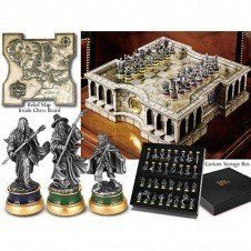 Replica ajedrez the noble collection el señor de los anillos edicion limitada deluxe