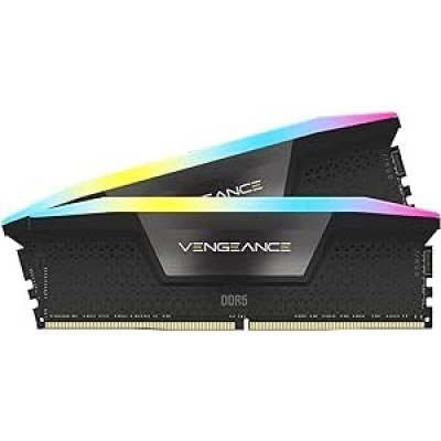 MEMORIA CORSAIR DDR5 32GB 2X16GB PC6000 VENGEANCE RGB CMH32GX5M2B6000C38