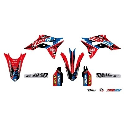 KUTVEK Tracx Graphic Kit Red Honda CRF450R 5HO1755022L