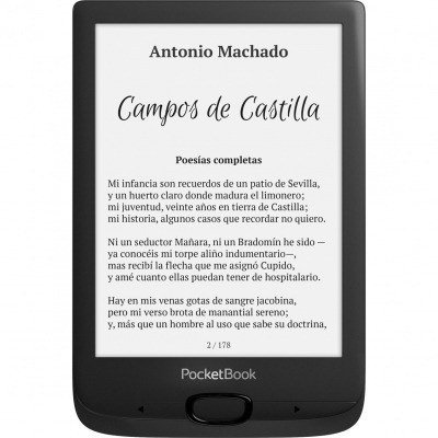 Ebook pocketbook basic lux 3 6pulgadas 8gb wifi negro