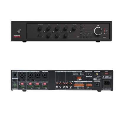 Amplificador PA 240W 4Zonas USB/FM FONESTAR MAX-240Z