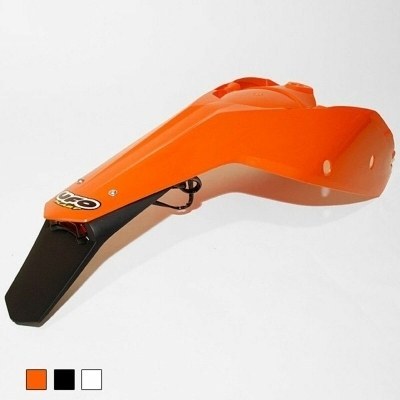 Guardabarros trasero con paneles laterales y piloto LED UFO KTM naranja KT03097-127 KT03097#127