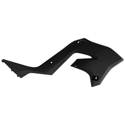 Rejillas de radiador Polisport, negro KX125/250 8425800002