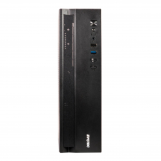 GABINETE EVOTEC SLIM CÓRDOBA EV-1027 MICRO ATX CON FUENTE 500W NEGRO