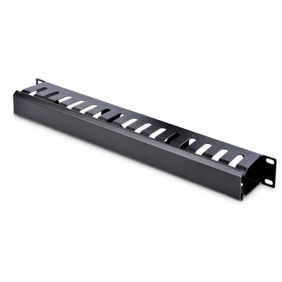 Panel canaleta de cables startech para rack 1u