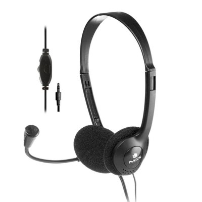 Auriculares NGS MS 103 Pro/ con Micrófono/ Jack 3.5/ Negros