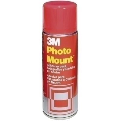 PEGAMENTO SPRAY 3M 400ml PHOTO (ROJO)
