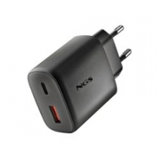 Cargador NGS Era 45W 1Usb-C 1Usb-A Negro (ERA45WBLACK)