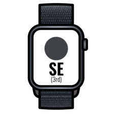 Apple Watch SE 3rd/ Gps/ Cellular / 44mm/ Caja de Aluminio Medianoche/ Correa Deportiva Loop Medianoche