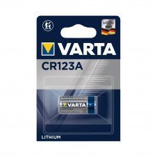 Varta pila CR123A litio 1430mah azul plata