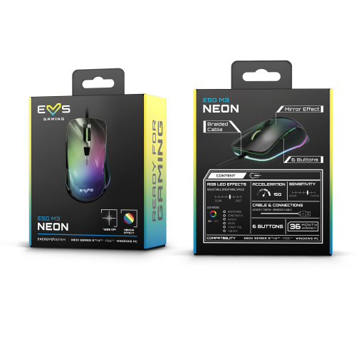 Energy Sistem Gaming Mouse ESG M3 Neon