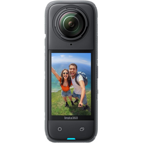 Cámara deportiva Insta360 X4, vídeo 360° 8K30, foto 72 MP, FlowState, pantalla táctil 2,5