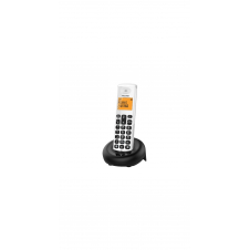 Alcatel E160 Teléfono DECT Identificador de llamadas Negro, Blanco