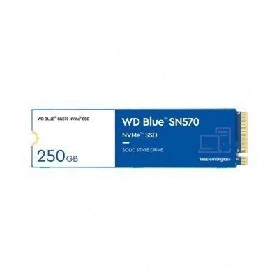 Disco duro interno solido hdd ssd wd western digital blue wds250g3b0c 250gb m.2 nvme pci express