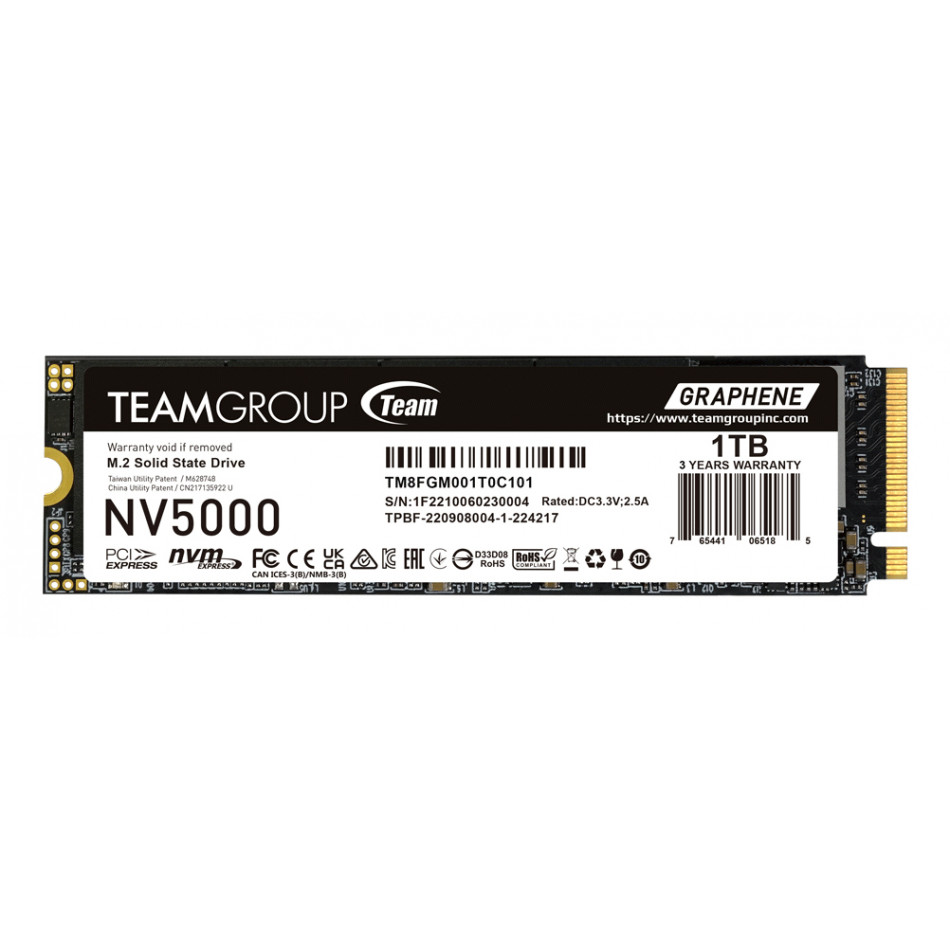 NV5000 1 TB M.2 PCI Express 4.0 NVMe 3D NAND