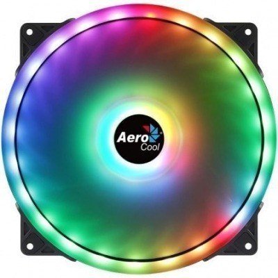 Ventilador Aerocool DUO 20/ 12cm/ RGB