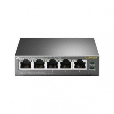 Switch TP-Link TL-SG1005P 5 Puertos/ RJ-45 10/100/1000 PoE