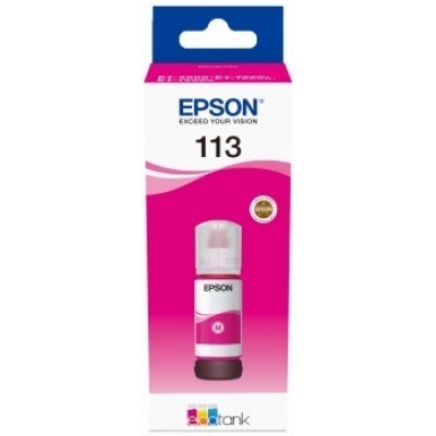 Epson 113 Magenta - Botella de Tinta Pigmentada Original C13T06B340