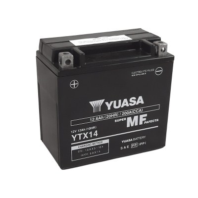 Batería Yuasa W/C YTX14 (FA) YTX14