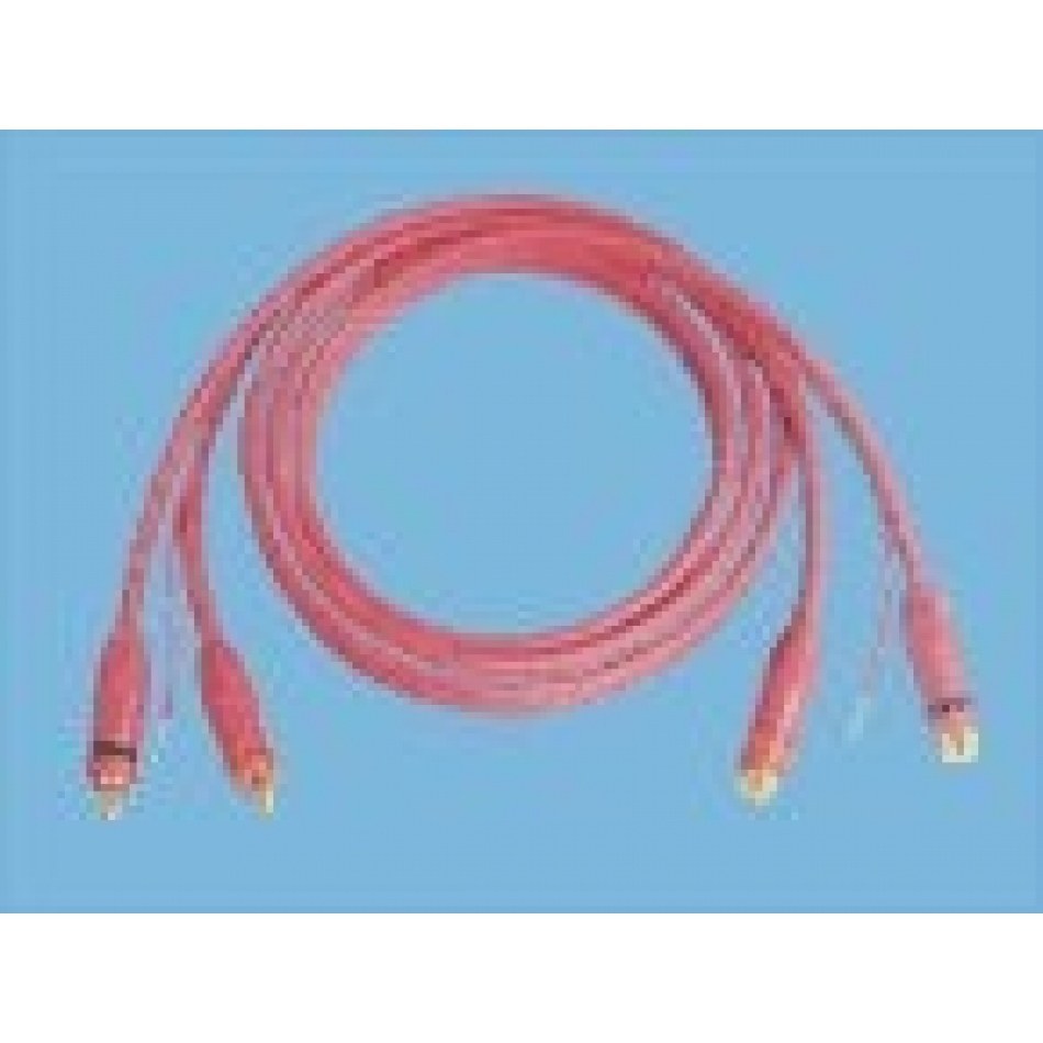 Cable RCAx2 a RCAx2 c/remote PRO 3mts