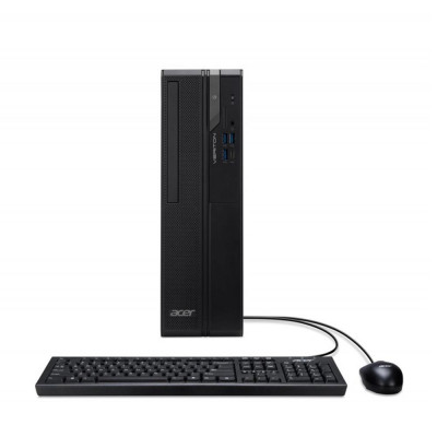 Ordenador acer veriton vx2722g i3 - 14100 - 8gb - ssd 512gb - w11p negro + teclado y raton