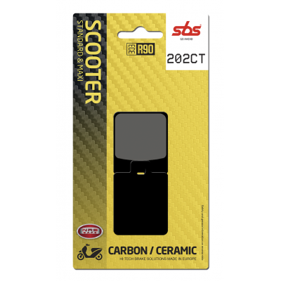 CT Scooter Carbon Tech Organic Brake Pads SBS 202CT