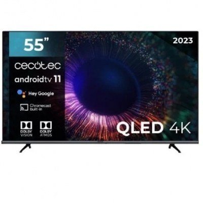 Televisor Cecotec V1+ series VQU11055+ 55/ Ultra HD 4K/ Smart TV/ WiFi