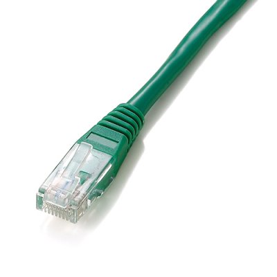 Cable red equip latiguillo rj45 u - utp cat6 20m verde