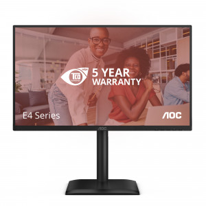 E4 24E4CV pantalla para PC 60,5 cm (23.8) 1920 x 1080 Pixeles Full HD LED Negro