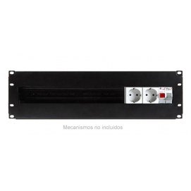 Panel mecanizado para rack 19'' Fonestar FRP-34MC