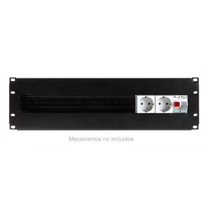 Panel mecanizado para rack 19'' Fonestar FRP-34MC