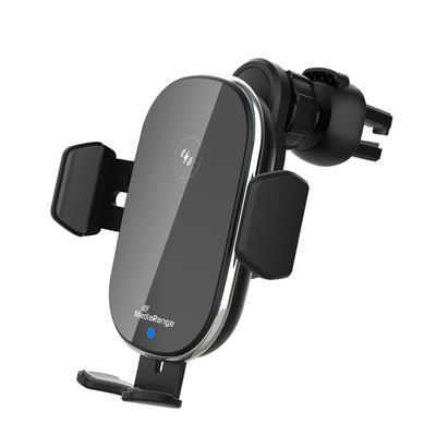 MRMA117 cargador de dispositivo móvil Smartphone Negro Cargador inalámbrico Carga rápida Auto