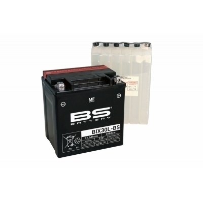 Batería BS BIX30L-BS sin mantenimiento con pack de electrolito 300753