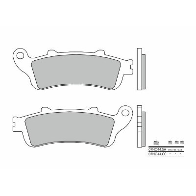 Pastillas de freno sinterizadas Brembo 07HO44SA 07HO44SA