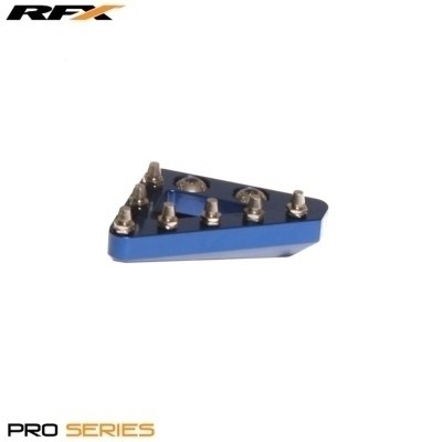 Punta de pedal de freno trasero macizo CNC RFX Pro de repuesto (azul) FXRB9010199BU