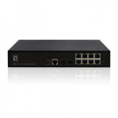 SWITCH LEVEL ONE GESTIONABLE L2 8P 10/100/1000 + 2P GIGABIT COMBO