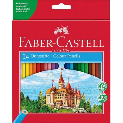 Faber-Castell Classic Colour Pack de 24 Lapices de Colores Hexagonales - Resistencia a la Rotura - Colores Surtidos