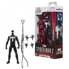Figura hasbro marvel legends series spider - man 2 peter parket (black suit)