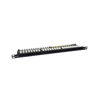 Patch panel 19 24P Slim Cat.6A UTP RJ45 DUAL 0.5U - PU 4811