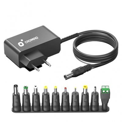 Cromad Cargador de Pared Universal Automatico 24W - 11 Conectores Diferentes