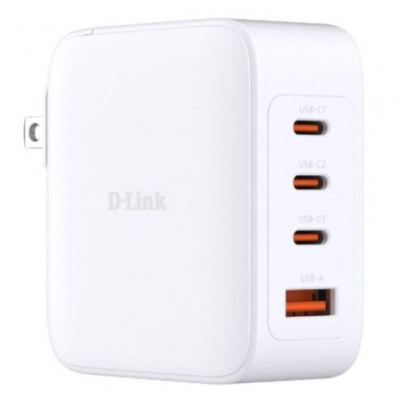 Cargador de Pared GaN D-Link DCP-101/ 3xUSB Tipo-C/ 1xUSB/ 100W