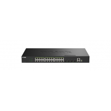 D-Link DGS-1530-28P/E switch Gestionado L2 Gigabit Ethernet (10/100/1000) Energía sobre Ethernet (PoE) Negro