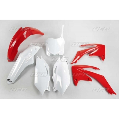 UFO Plastic Kit OEM Color Red/White Honda CRF250R/450R HOKIT113@999