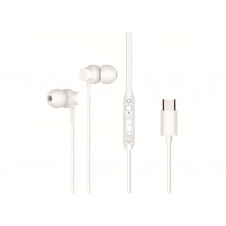 Conceptronic BRENDAN03W auricular y casco Auriculares Alámbrico Dentro de oído Llamadas/Música USB Tipo C Blanco