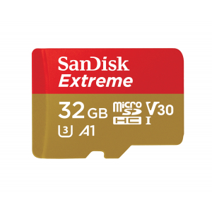 Tarjeta memoria Sandisk MicroSDHC I Extreme 32GB, U3, V30, A1