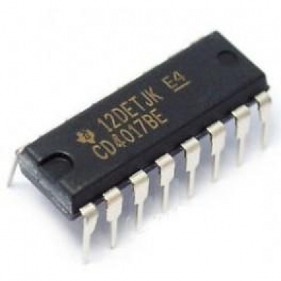 CD4017BE Circuito Integrado CMOS 16pin