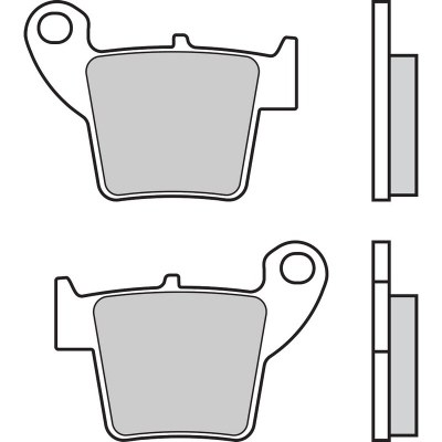 Pastillas de freno orgánicas Brembo 07HO48TT 07HO48TT